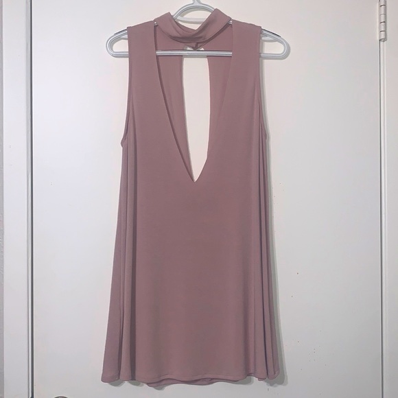 Deep v mini dress - Picture 1 of 6
